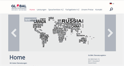 Desktop Screenshot of globaluebersetzungen.com