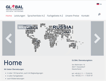 Tablet Screenshot of globaluebersetzungen.com